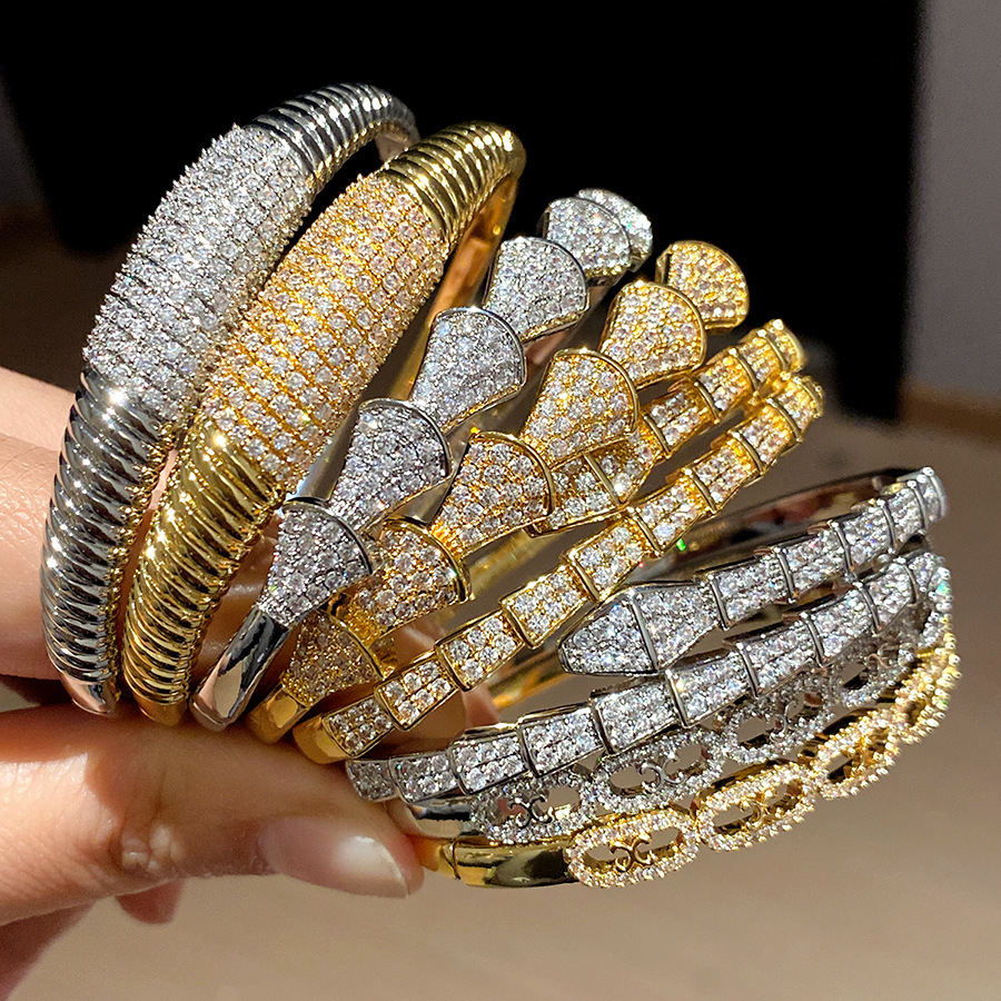 Stainless Steel Cuff Bangles - Image 2