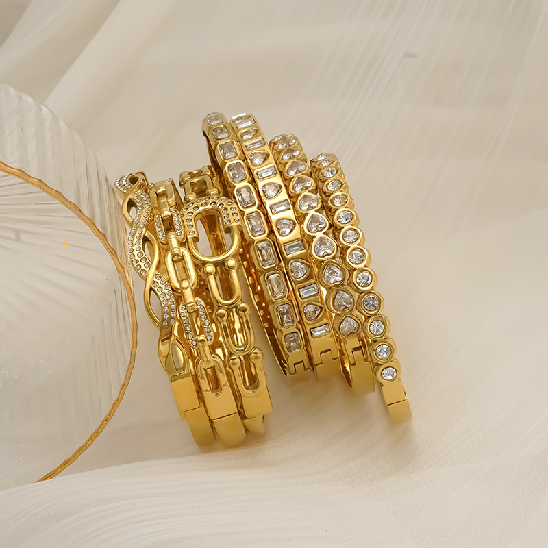 Stainless steel Cuff Bangles - Image 3