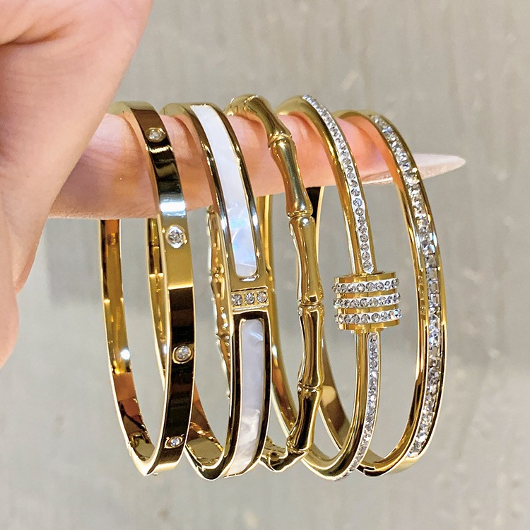 Stainless Steel Cuff Bangles - Image 3