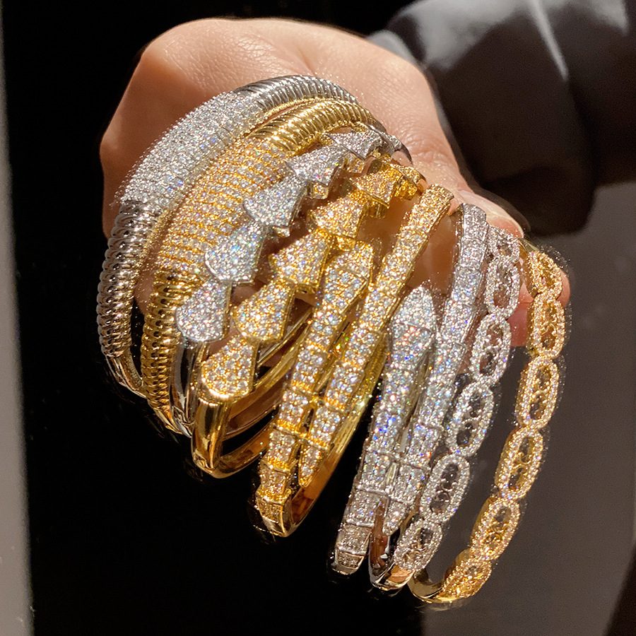 Stainless Steel Cuff Bangles - Image 3