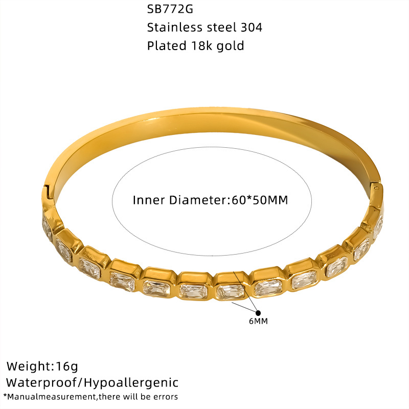 Stainless Steel Cuff Bangles - Image 2