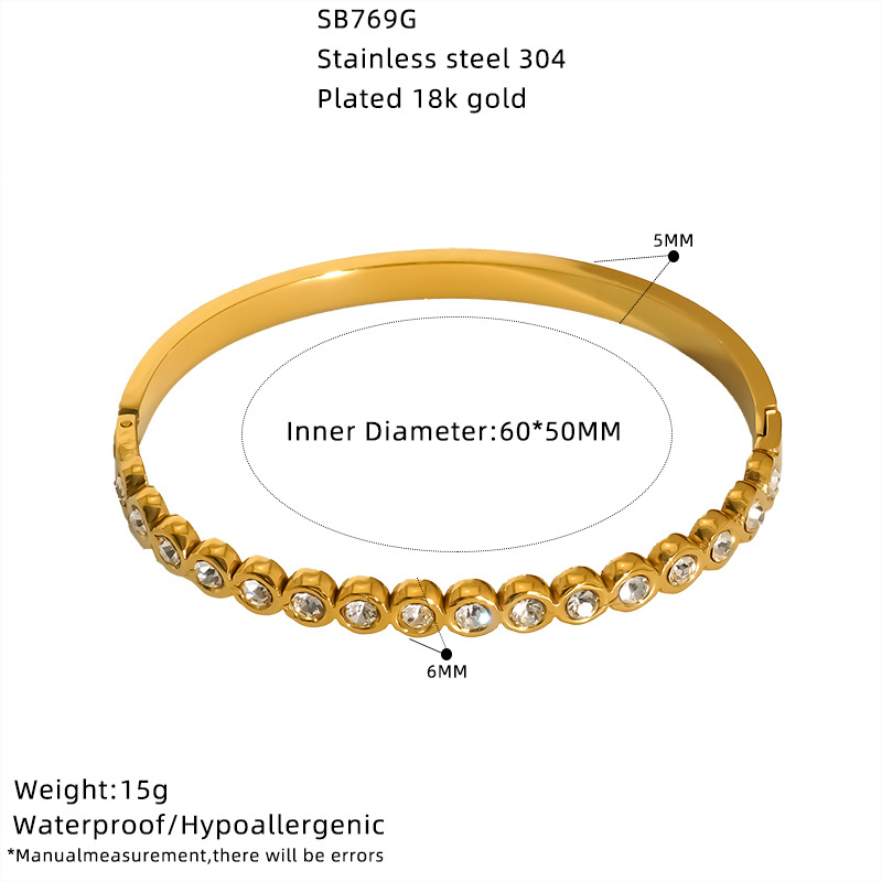 Stainless Steel Cuff Bangles - Image 2