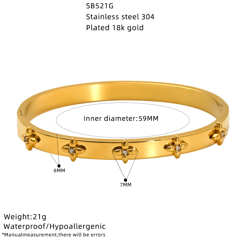 Stainless Steel Cuff Bangles