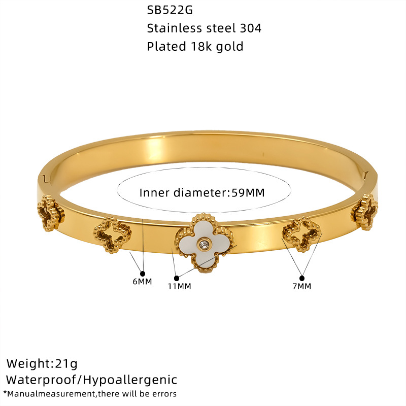 Stainless Steel Cuff Bangles