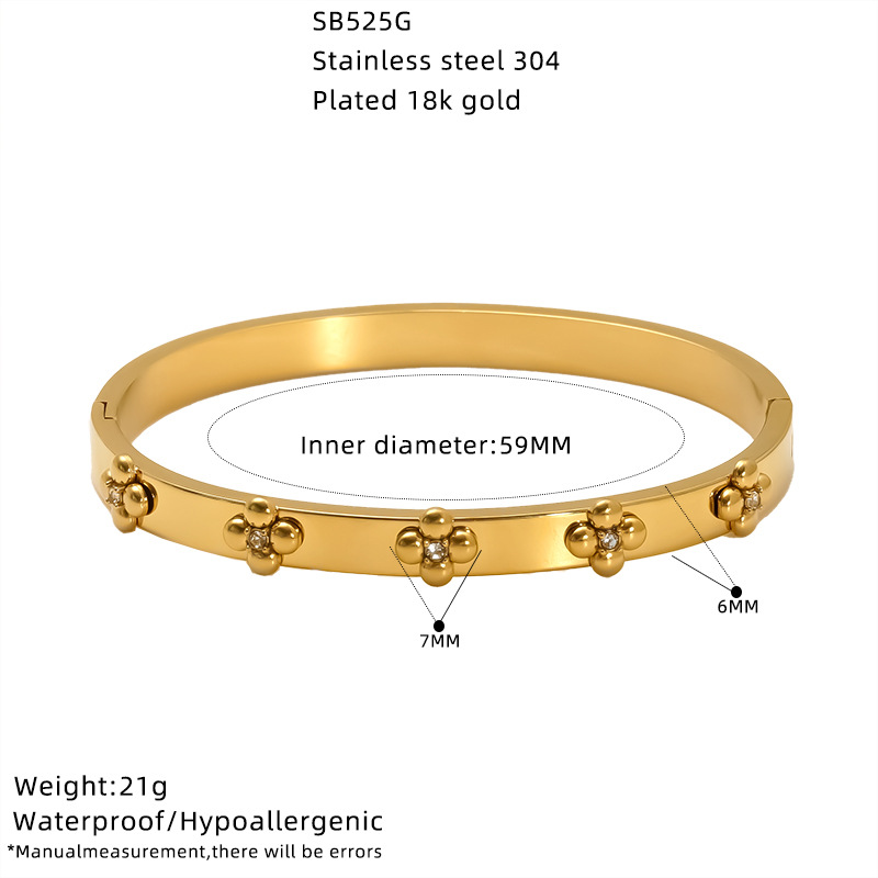 Stainless Steel Cuff Bangles
