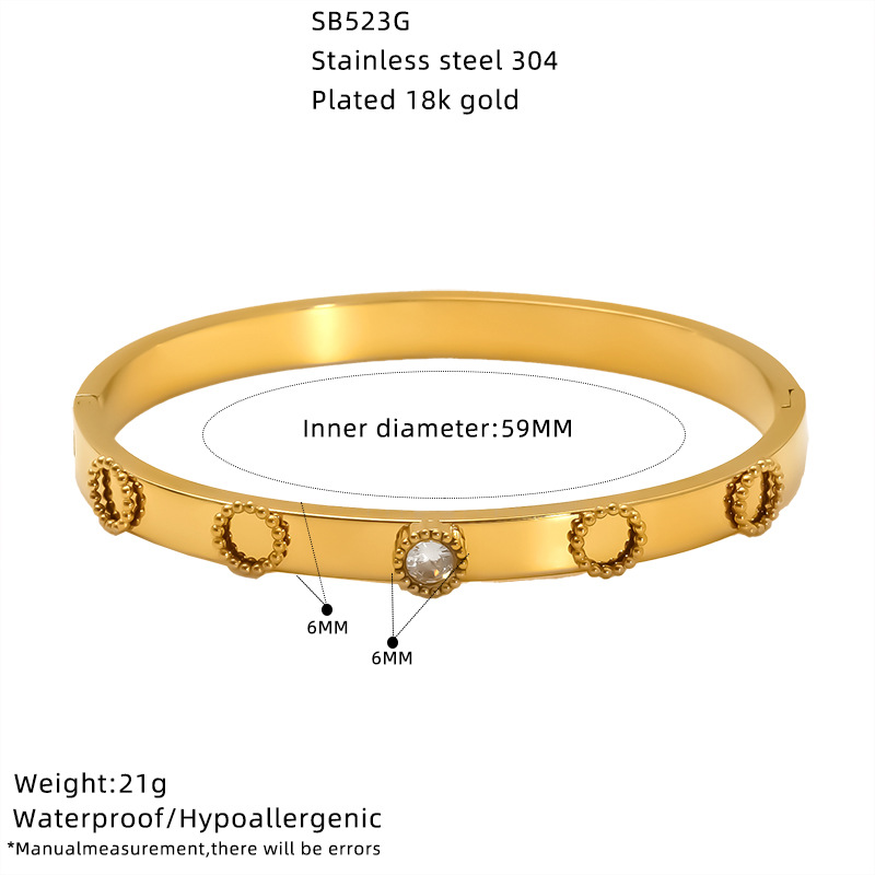 Stainless Steel Cuff Bangles