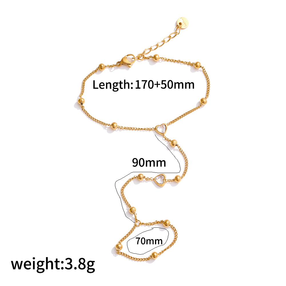 18k Stainless Steel Hand Chain - Image 3