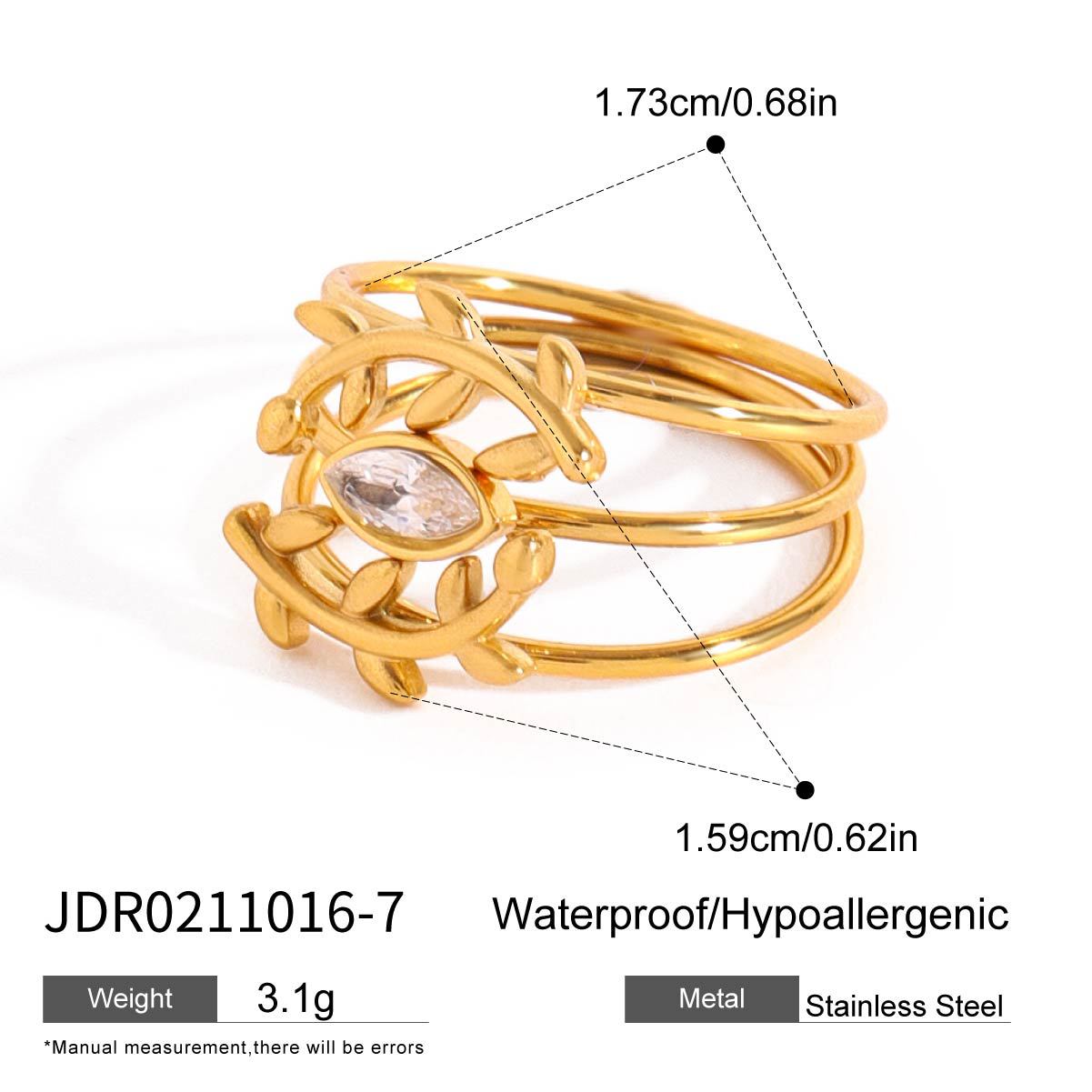Premium Stainless Steel Finger Ring (3 pcs set)