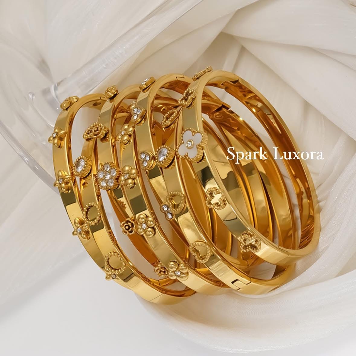 Stainless Steel Cuff Bangles - Image 4