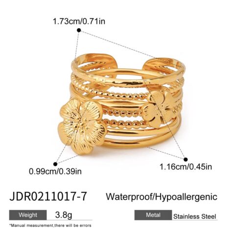 premium stainless steel finger ring (3 pcs set) Details: → Premium stainless steel — no discoloration → Anti-tarnish & rust-resistant → Hypoallergenic & skin-friendly → Water-friendly - colour guaranteed → Lightweight for all-day comfort A refined everyday essential that adds effortless elegance to every gesture. 🤍