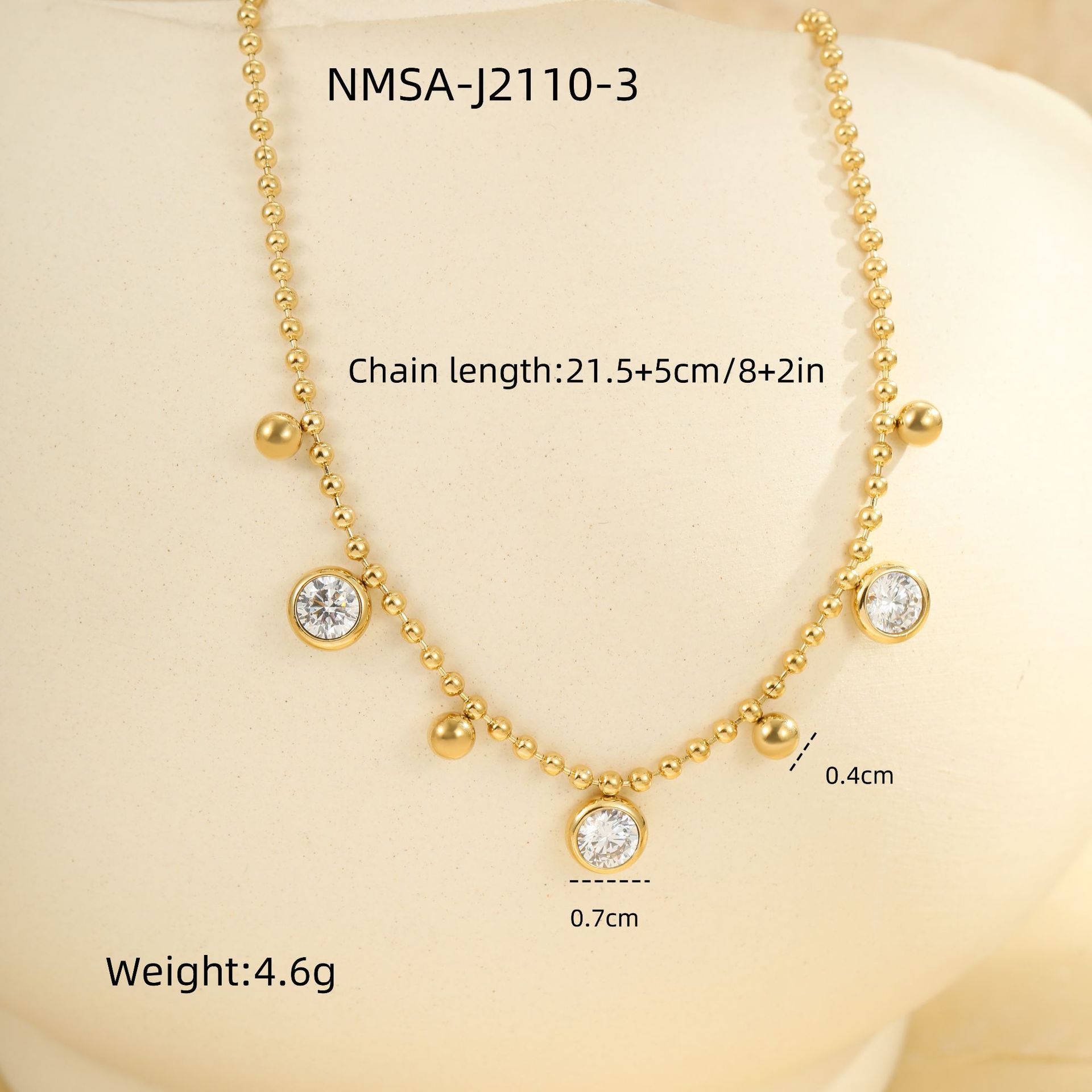 Premium Stainless Steel Anklet ✨💙 - Image 3