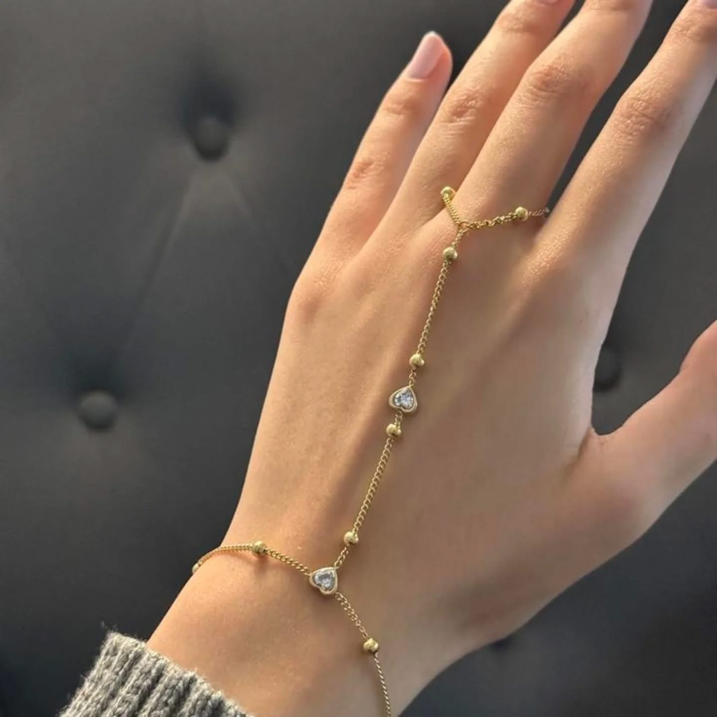 18k Stainless Steel Hand Chain