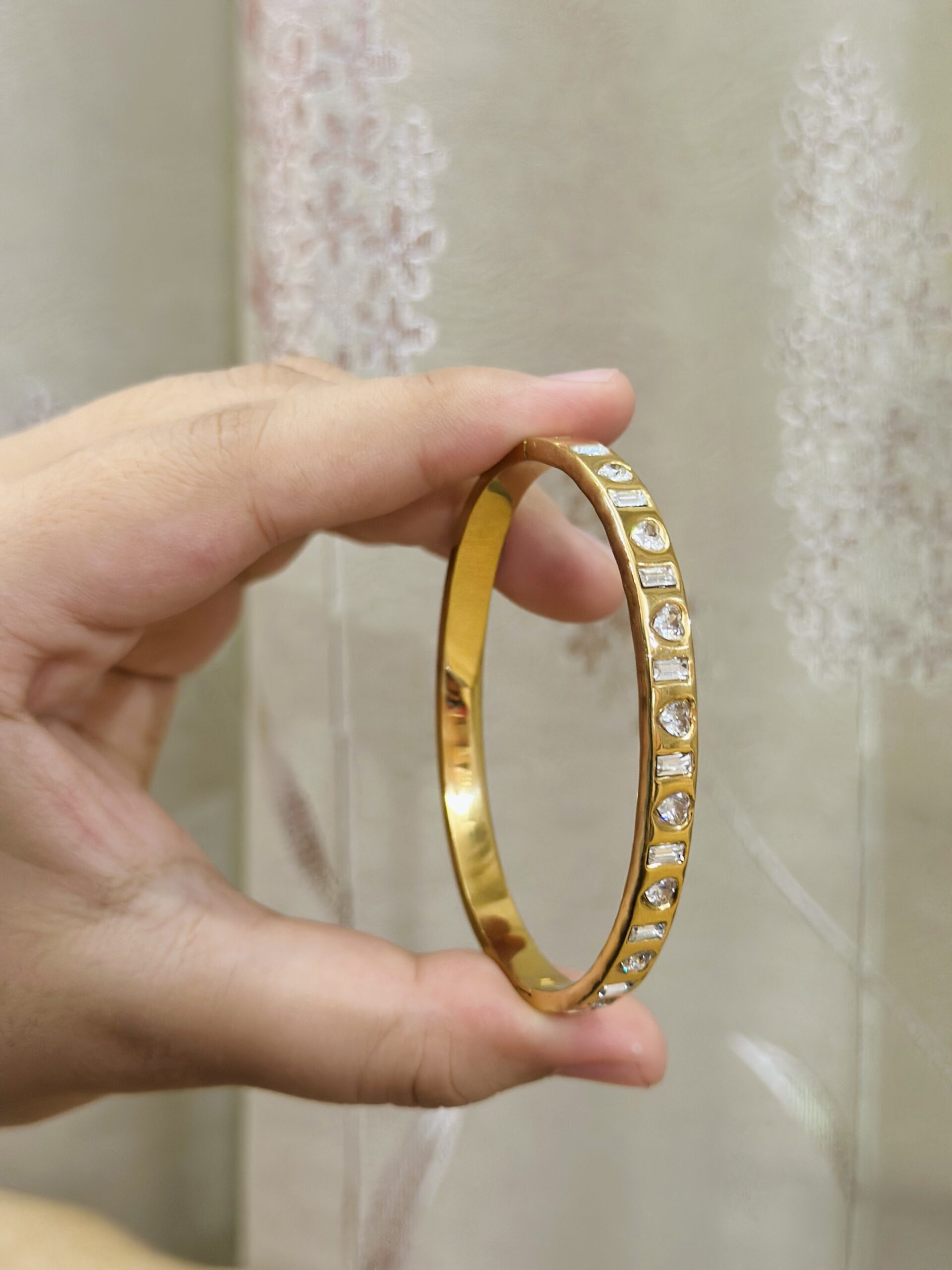 stainless steel cuff bangles