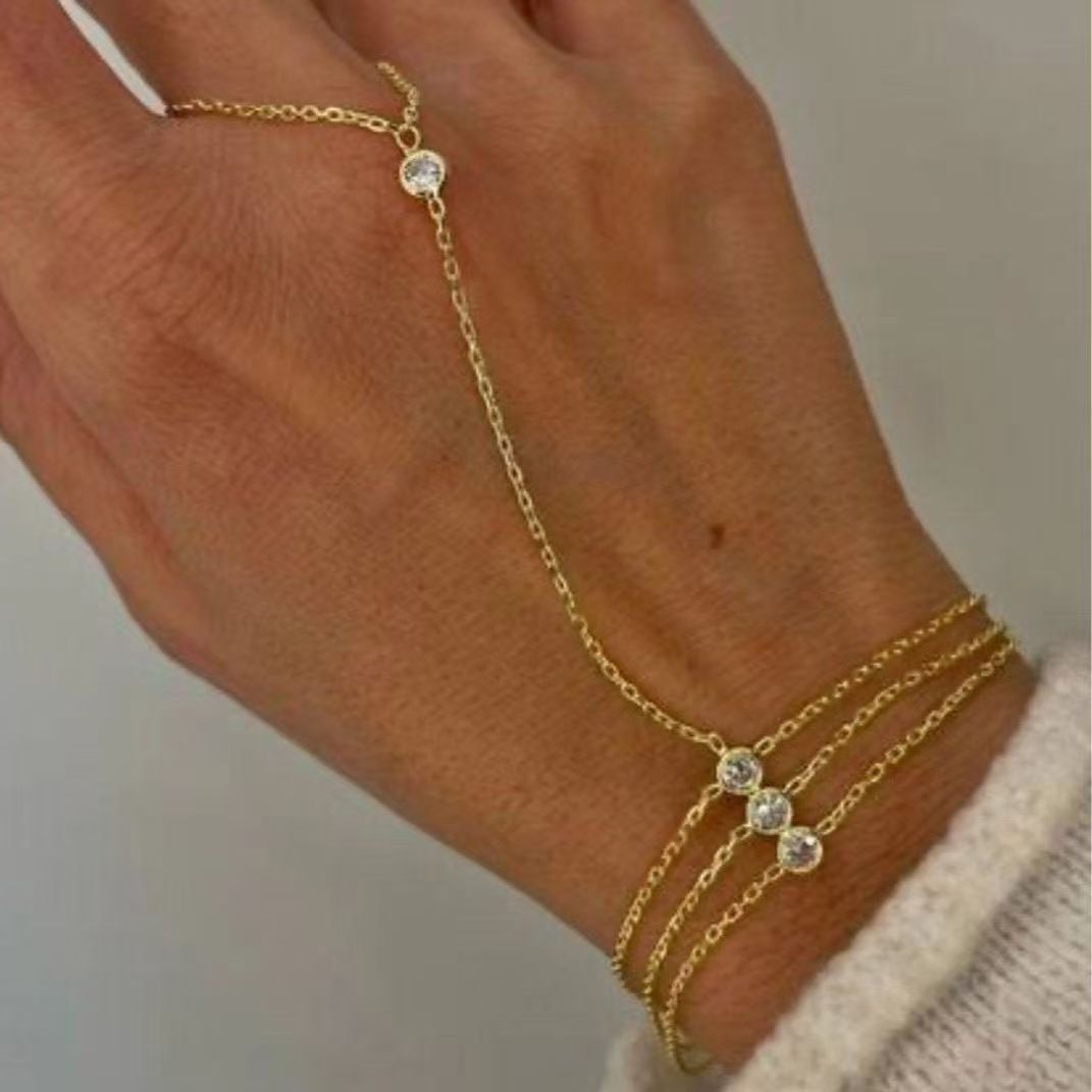 18k Stainless Steel Hand Chain