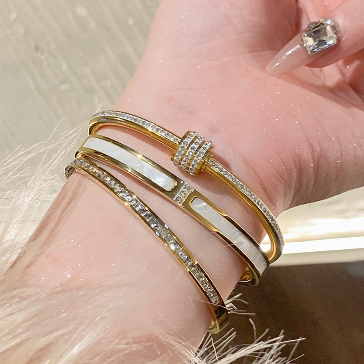 Stainless Steel Cuff Bangles - Image 2