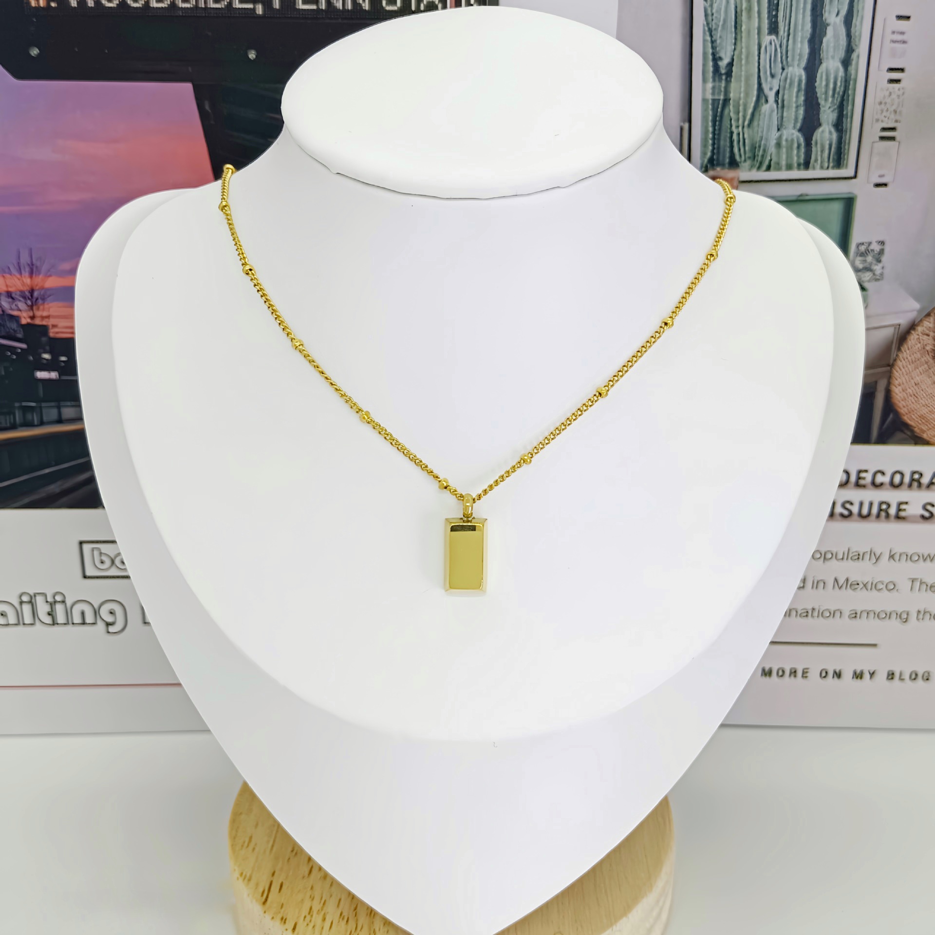 18k Stainless Steel Pendant
