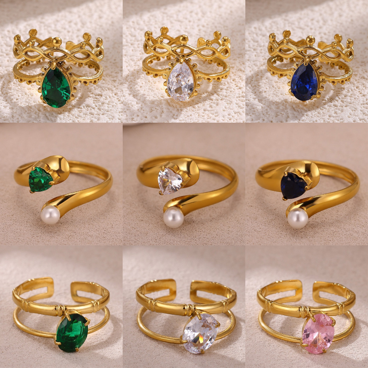 Premium Stainless Steel Finger Ring - Image 2