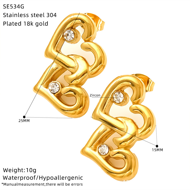 18K Gold Plated Premium Stainless Steel